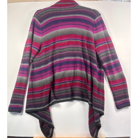 RALPH LAUREN M open front waterfall multicolored southwest cardigan sweater - Picture 2 of 4
